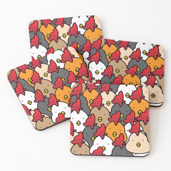 Item preview, Cute rooster stack pattern designed and sold by fluffyfamcraft.