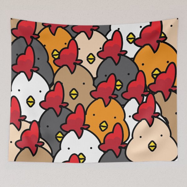 Item preview, Cute rooster stack pattern designed and sold by fluffyfamcraft.