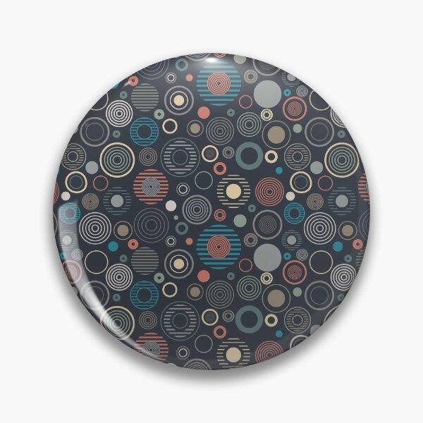 Artikelvorschau, Modernes Kreismuster – Buntes geometrisches abstraktes Design entworfen und verkauft von Katherine Ann.