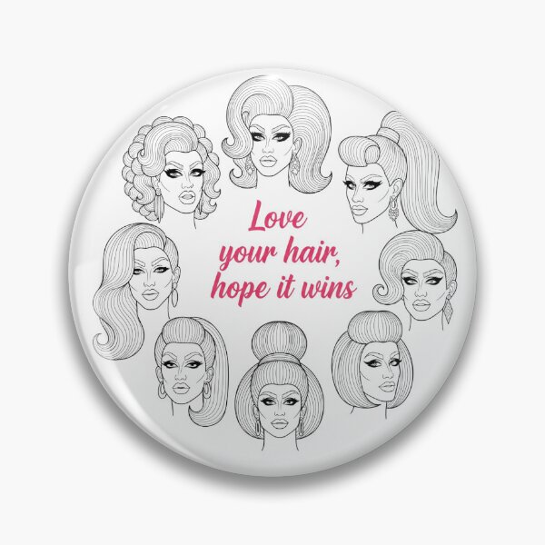 Item preview, Love your hair, hope it wins (light color clothes) designed and sold by HyperionPacific.