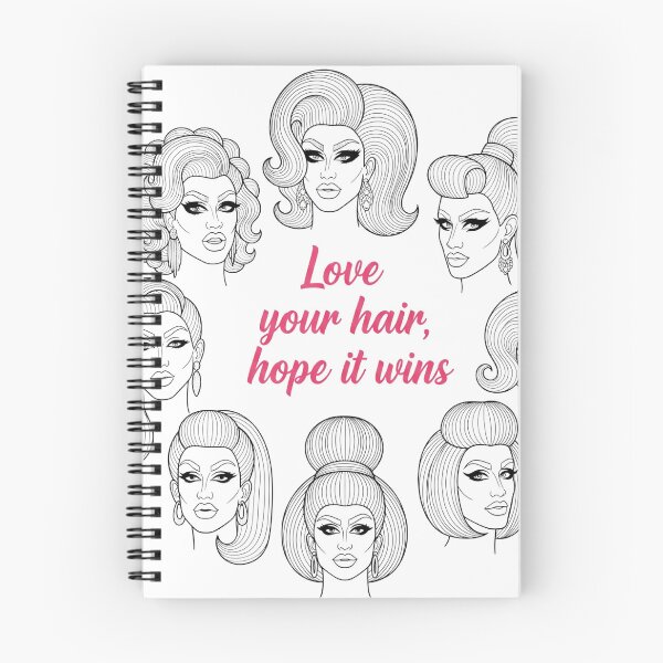 Item preview, Love your hair, hope it wins (light color clothes) designed and sold by HyperionPacific.