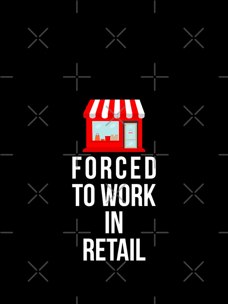 Thumbnail 4 of 4, iPhone Case, Forced To Work In Retail – Dark designed and sold by buglevel.