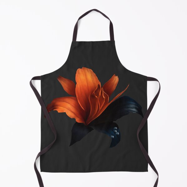 Item preview, Fire lily with water drops designed and sold by KrazyArtStyle.