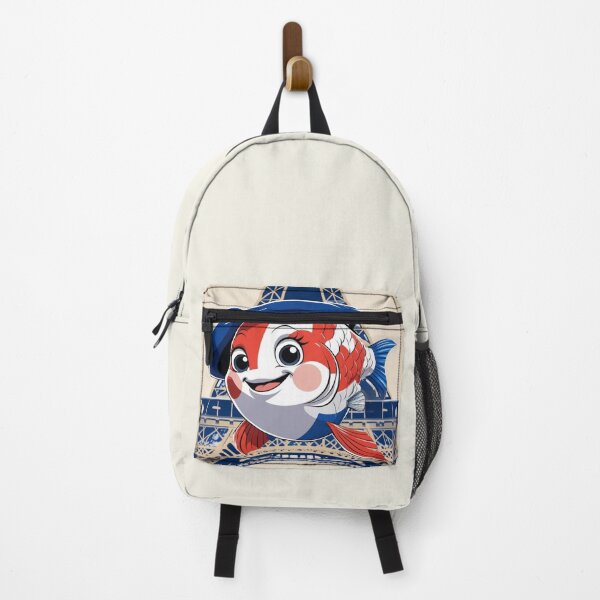 Item preview, Cute Tricolor Fish Girl – French Flag Ocean Friend designed and sold by DariaCraft.