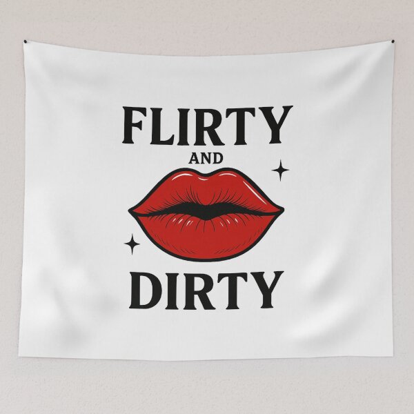 Item preview, Cheeky and Charming – Flirty Dirty T Shirt designed and sold by KindSoul-Prints.