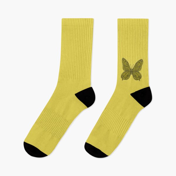 Item preview, Yellow stylized butterfly designed and sold by Cherevan.