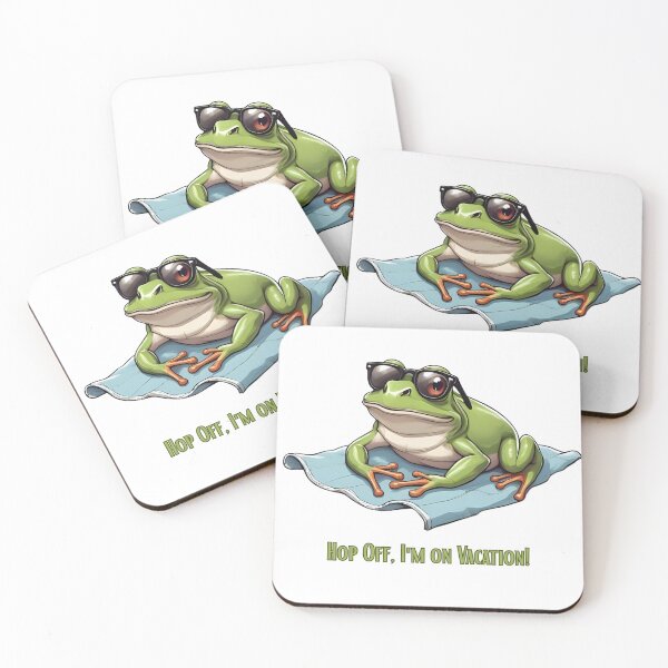 Item preview, Froggy Summer Break Mode designed and sold by Pixel--Threads.