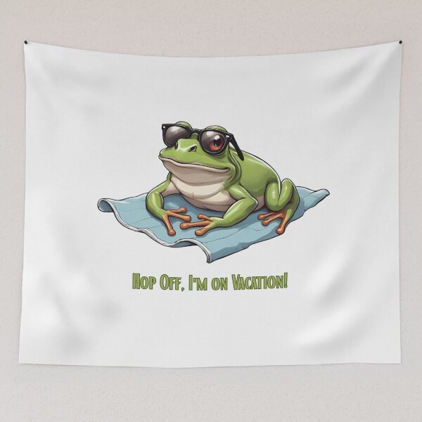 Item preview, Froggy Summer Break Mode designed and sold by Pixel--Threads.