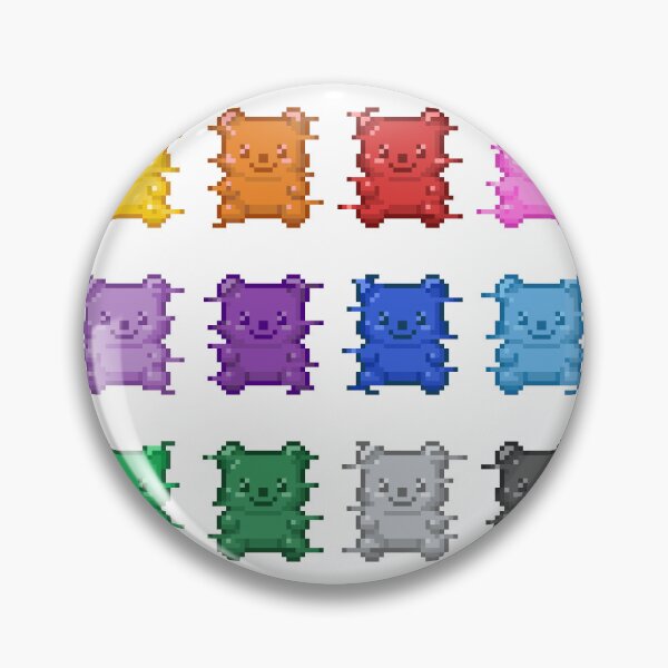 Artikelvorschau, Pixel Gummibärchen – Restaurierte Glitch Edition entworfen und verkauft von retro_pixel.
