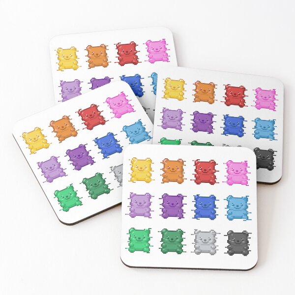 Item preview, Pixel Gummy Bears – Restored Glitch Edition designed and sold by retro_pixel.