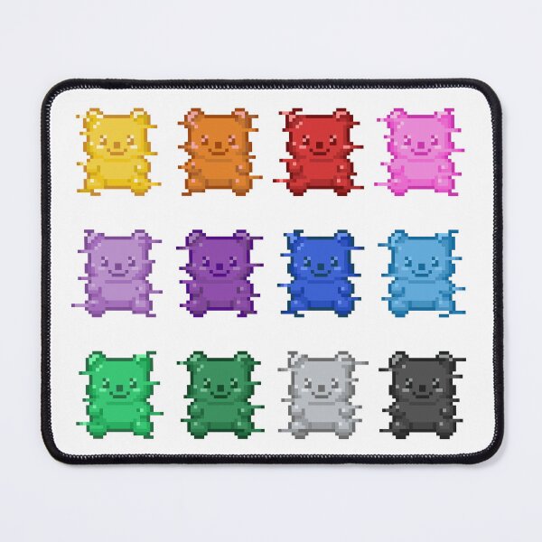 Item preview, Pixel Gummy Bears – Restored Glitch Edition designed and sold by retro_pixel.
