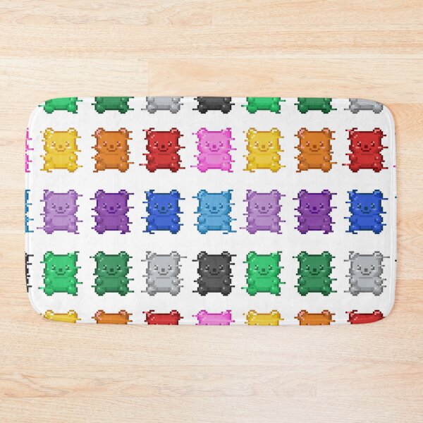 Item preview, Pixel Gummy Bears – Restored Glitch Edition designed and sold by retro_pixel.