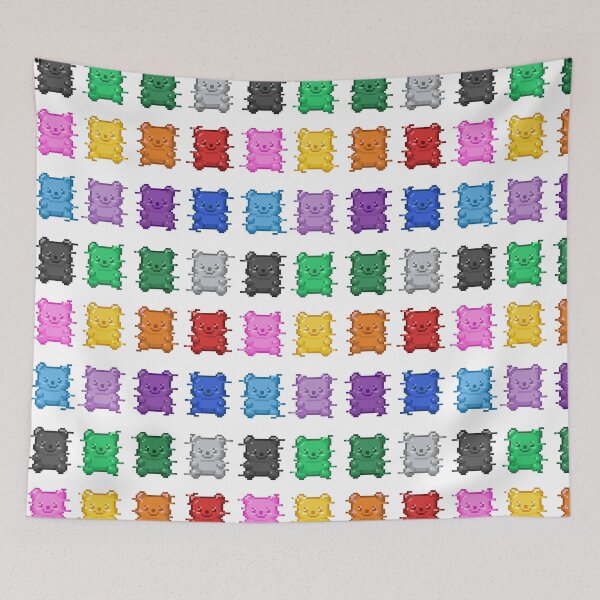Item preview, Pixel Gummy Bears – Restored Glitch Edition designed and sold by retro_pixel.