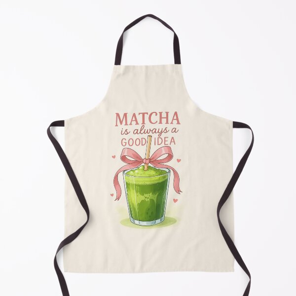Item preview, Matcha Girly and Cozy | Kawaii Pink Bow Design for Prints, Mugs, and Notebooks designed and sold by Mycozydesign.