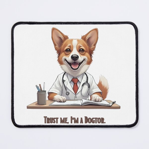 Item preview, Doctor Corgi Knows Best designed and sold by Pixel--Threads.