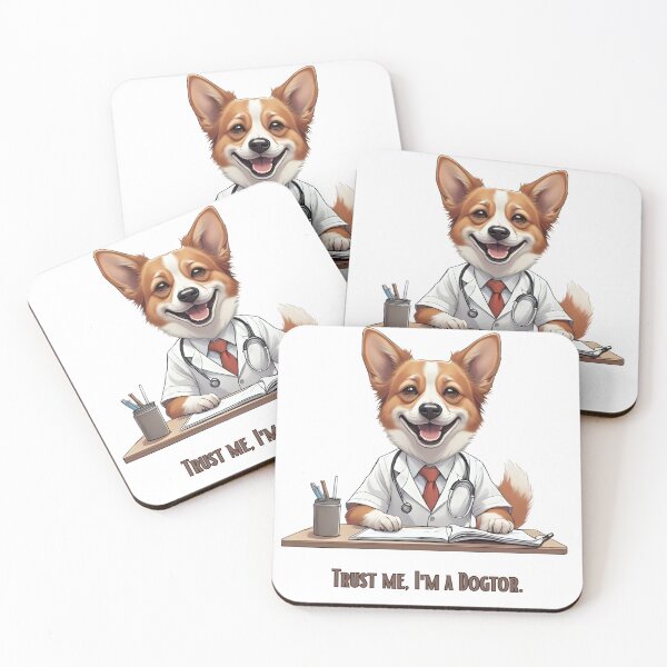 Item preview, Doctor Corgi Knows Best designed and sold by Pixel--Threads.