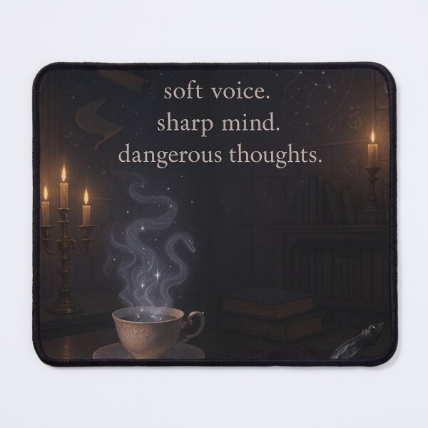 Item preview, Soft Voice. Sharp Mind. Dangerous Thoughts. designed and sold by MidnightMoodCo.