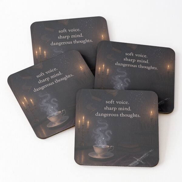 Item preview, Soft Voice. Sharp Mind. Dangerous Thoughts. designed and sold by MidnightMoodCo.