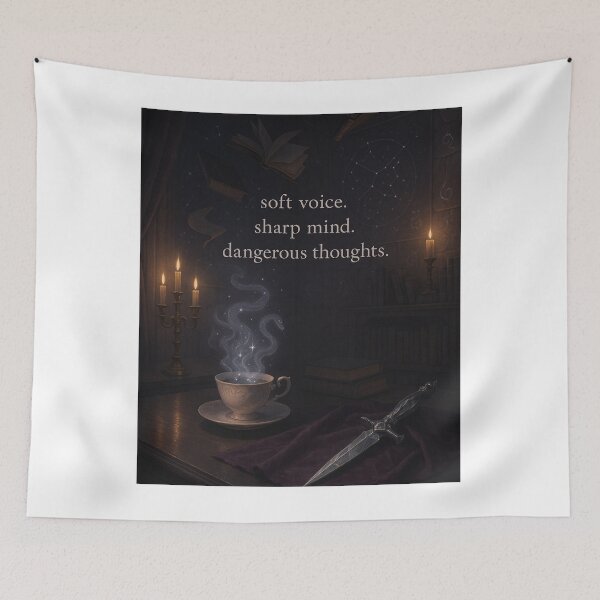 Item preview, Soft Voice. Sharp Mind. Dangerous Thoughts. designed and sold by MidnightMoodCo.