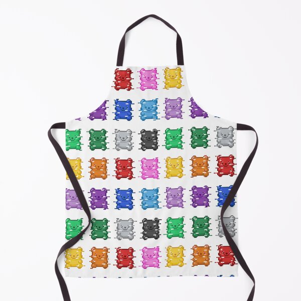 Item preview, Pixel Gummy Bears – Whiteout Glitch Edition designed and sold by retro_pixel.