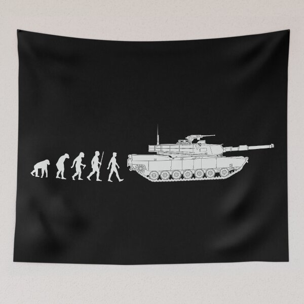Item preview, Humorous design Evolution and the M1 Abrams tank designed and sold by FAawRay.