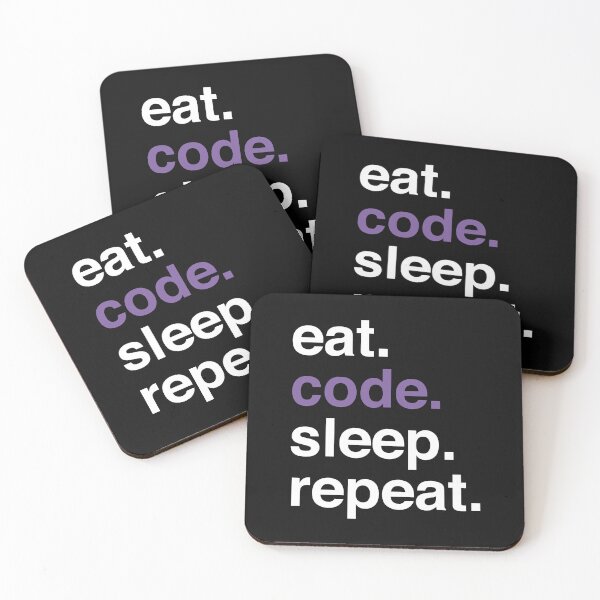Item preview, Eat. Code. Sleep. Repeat II designed and sold by Katherine Ann.