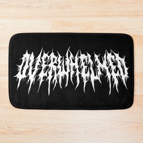 Item preview, Overwhelmed Metal Logo – Deathcore / Death Metal Aesthetic designed and sold by ArtworkByCasey.