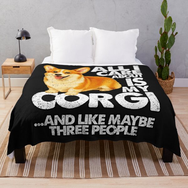 Item preview, ALL I CARE ABOUT IS MY CORGI | Pets and Dogs lovers for Men and Women t-shirt designed and sold by panchiTWO.