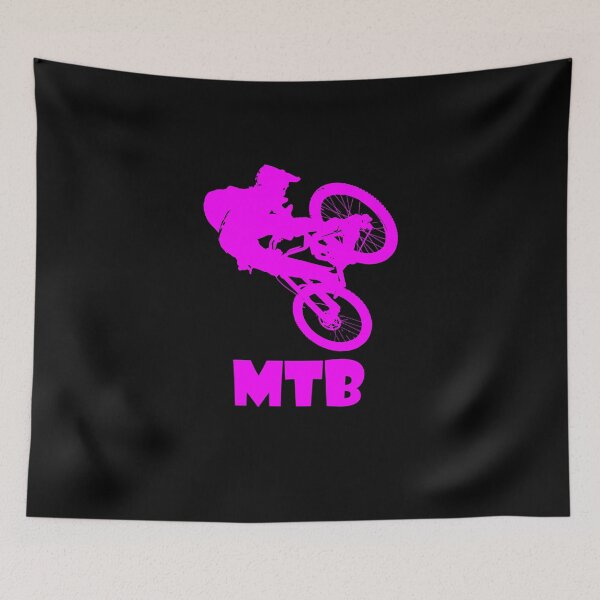 Item preview, MTB Mountain biking (pink) designed and sold by Design--Spore.