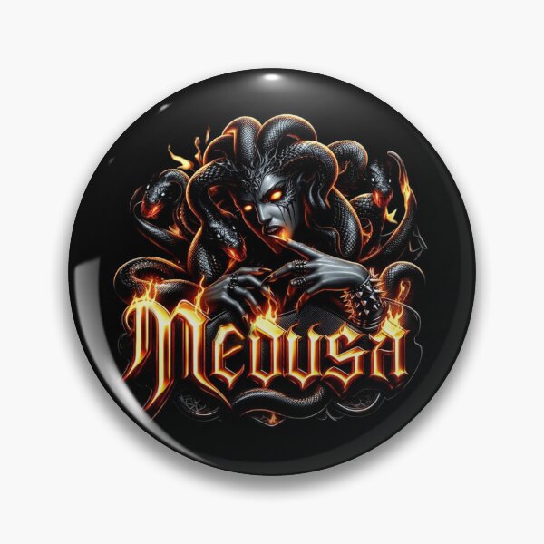 Item preview, Medusa Flame Gothic Serpent Queen Dark Art designed and sold by DeimosArtIntl.