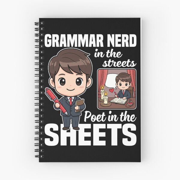 Item preview, GRAMMAR NERD IN THE STREETS, POET IN THE SHEETS - WRITER/AUTHOR GIFT designed and sold by KEF Custom.