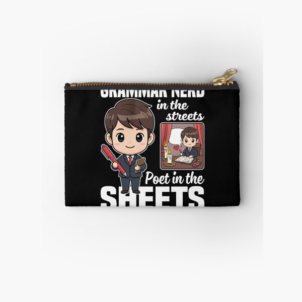 Item preview, GRAMMAR NERD IN THE STREETS, POET IN THE SHEETS - WRITER/AUTHOR GIFT designed and sold by KEF Custom.