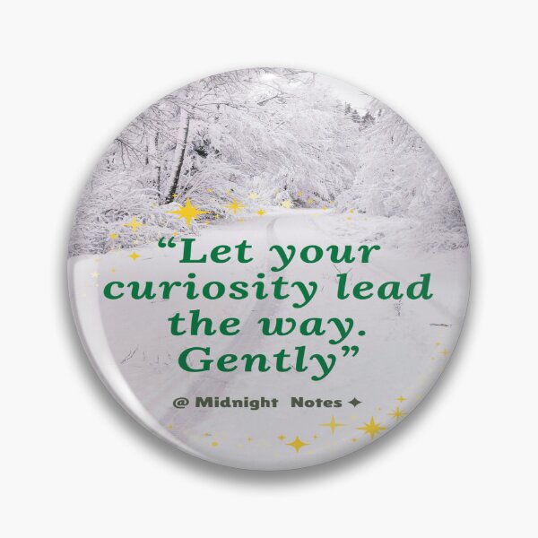 Item preview, Let Curiosity Lead – Gentle Reminder Series designed and sold by MidnightNotes.Studio.