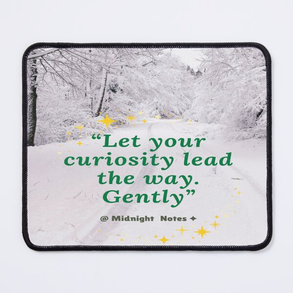 Item preview, Let Curiosity Lead – Gentle Reminder Series designed and sold by MidnightNotes.Studio.