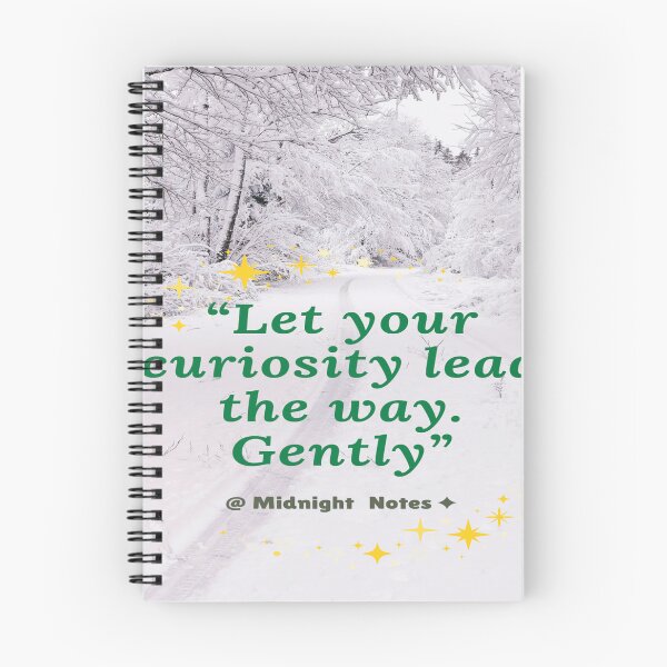 Item preview, Let Curiosity Lead – Gentle Reminder Series designed and sold by MidnightNotes.Studio.