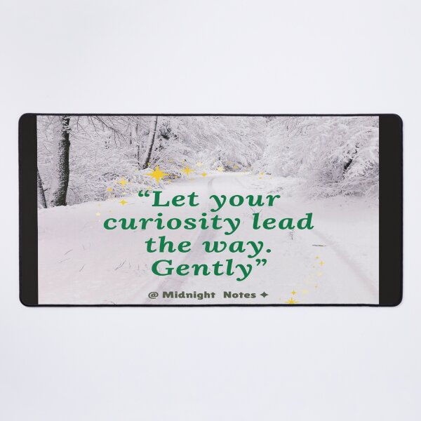 Item preview, Let Curiosity Lead – Gentle Reminder Series designed and sold by MidnightNotes.Studio.