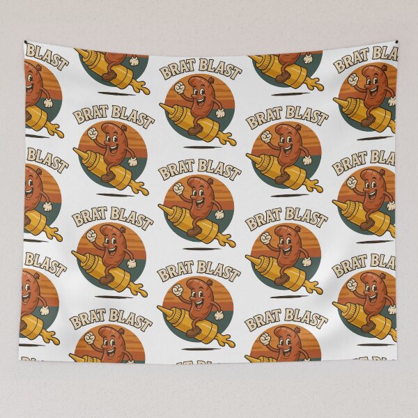 Item preview, Brat Blast – Mustard Rodeo Madness designed and sold by Taans-Creation.