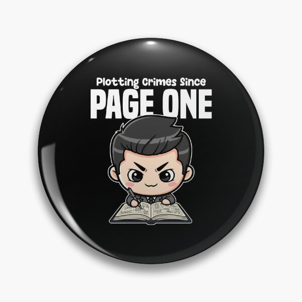 Item preview, PLOTTING CRIMES SINCE PAGE ONE - WRITER/AUTHOR GIFT designed and sold by KEF Custom.