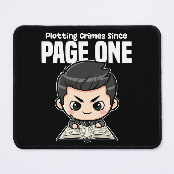 Item preview, PLOTTING CRIMES SINCE PAGE ONE - WRITER/AUTHOR GIFT designed and sold by KEF Custom.