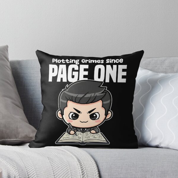 Item preview, PLOTTING CRIMES SINCE PAGE ONE - WRITER/AUTHOR GIFT designed and sold by KEF Custom.