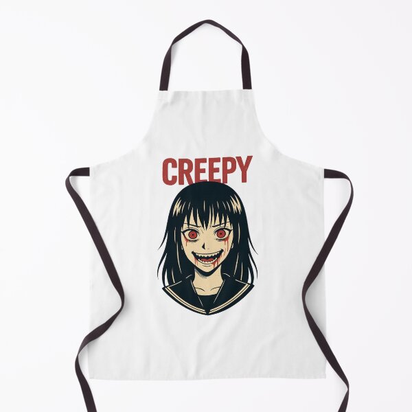 Item preview, CREEPY – Anime Horror Girl Graphic Tee designed and sold by MerkAkid.