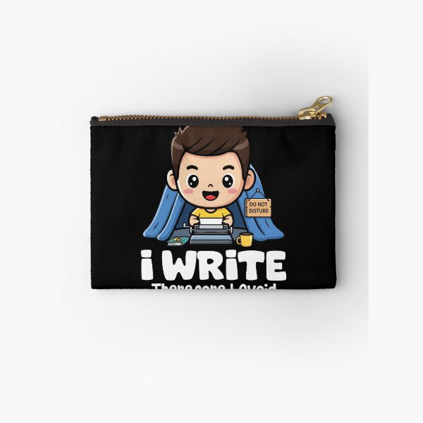 Item preview, I WRITE, THEREFORE I AVOID - WRITER/AUTHOR GIFT designed and sold by KEF Custom.