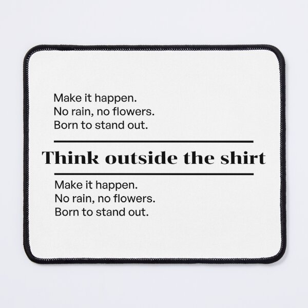 Item preview, Think outside the shirt designed and sold by Palmate-m.