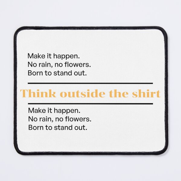 Item preview, Think outside the shirt designed and sold by Palmate-m.