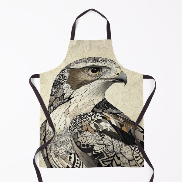 Item preview, Abstract Hawk Design with Detailed Feather and Pattern Elements. designed and sold by HEMRO.