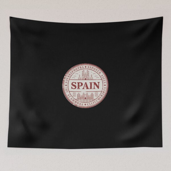Item preview, Spain Passport Stamp Sticker designed and sold by TulipaGraphics.