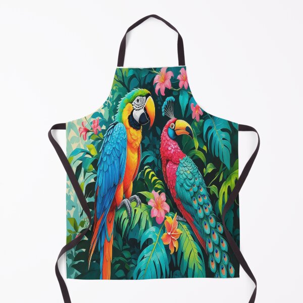 Item preview, Vibrant Tropical Birds in Jungle Paradise designed and sold by Max Store.