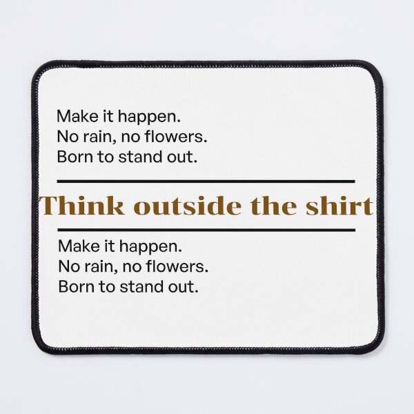 Item preview, Think outside the shirt designed and sold by Palmate-m.