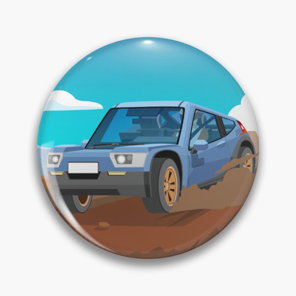 Item preview, Rally car on dust road. designed and sold by Preat Landscape Vector.