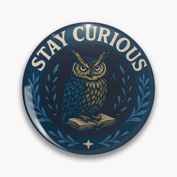 Item preview, Mystic Owl Stay Curious Art designed and sold by Shoot-The-Moon.